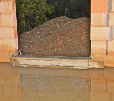 Seuil de baie vitr&eacute;e.