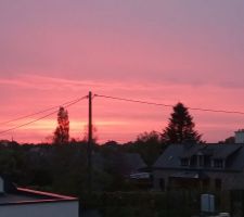 Coucher de soleil ce soir