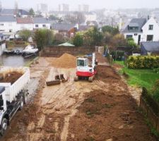 Décapage du terrain