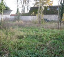 Vue nord ouest au fond du jardin