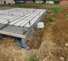 Hourdis , Poutrelles et gaines installés