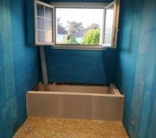 Création d'un rebord pour baignoire