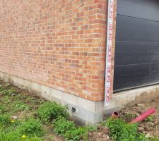 D&eacute;caissage des planelles avant enduit