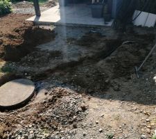 Pose du plymouth eaux pluviales