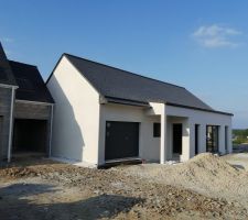 Pose du drainage,10 tonnes de cailloux