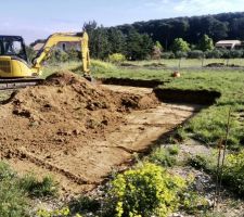 Début du terrassement en cours
Reprise des chantiers Villa Prisme