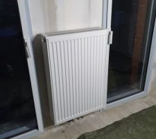 Radiateur dans pièce de vie