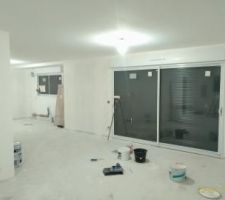 Peinture plafond et enduit pour les murs...