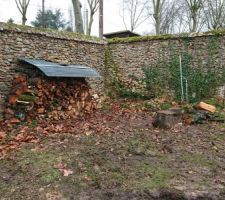 Bois fendus et rangé!