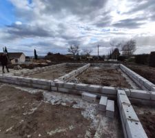 Vide sanitaire de 40cm.