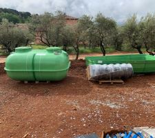 La fosse septique est arrivée EPARCO