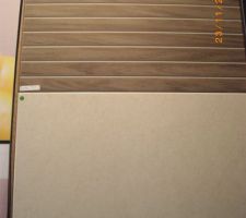 Fa&iuml;ences salle de bain
beige/marron choco