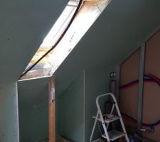 Placo salle d'eau / placard salle d'eau