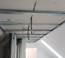 Ossature du plafond "suspendu"