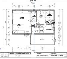 Plan maison rdc