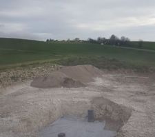 Après plusieurs mois d'attente ... Filtre drainant de la fosse septique