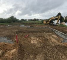 Empierrement du terre plein