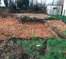 Photos du terrassement.