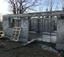 Ext&eacute;rieur (vue sur cuisine et s&eacute;jour)