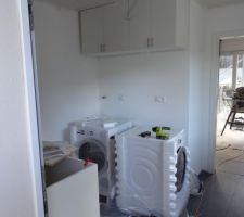 Buanderie en travaux