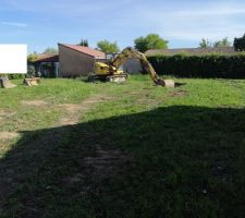 La pelleteuse est enfin là