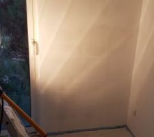 Retouche enduit murs