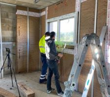 Isolation en 140 avec le syst&egrave;me Knauf acoustizap (&eacute;quivalent optima)