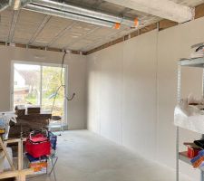 Isolation en 140 avec le syst&egrave;me Knauf acoustizap (&eacute;quivalent optima)