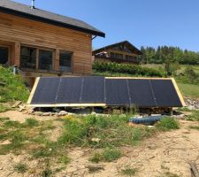 Installation des panneaux terminées