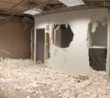 Destruction des cloisons