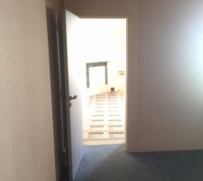 Vue sur l'extension arrière ...