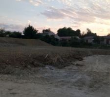 Aménagement des terres de notre parcelle