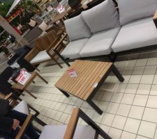 Salon de jardin avant modif