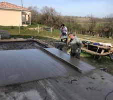 C'est parti pour la dalle!