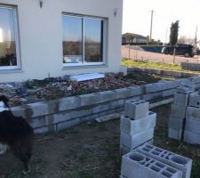 Montage de la ceinture de la terrasse.