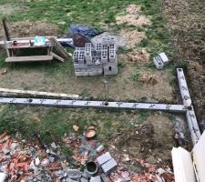 Montage de la ceinture de la terrasse.