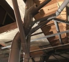 Mon arbre des évacuations. Vu d'ici ça ressemble plutôt à un sac de n?uds.