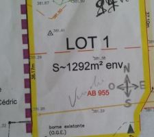 Plan de notre terrain