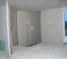 Vue sur l'escalier de l'entree