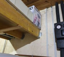 Mezzanine rangement + mur + installation ECS