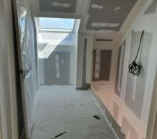 Finition placo 1er &eacute;tage, mezzanine