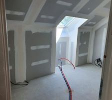 Finition placo 1er &eacute;tage, chambre