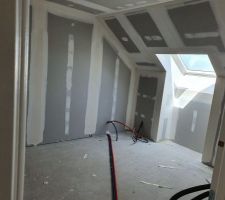 Finition placo 1er &eacute;tage, bureau