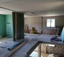 Avancement des placos 1ere étage