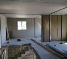Avancement des placos 1ere étage