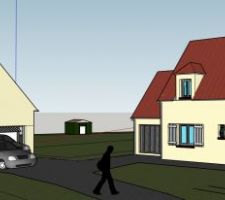 Préparation du garage annexe
