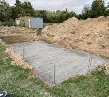 Construction piscine 9x4m