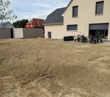 Arrière de la maison côté sud
