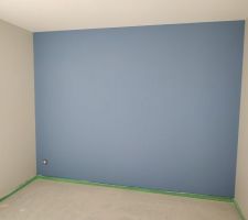 Peinture couleur Bleu Mincio chambre Est