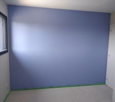 Peinture couleur Bleu Lavande chambre Sud